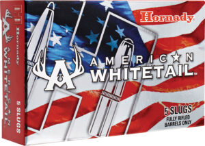 Hornady 86271 American Whitetail 12 Gauge 2.75" 1 oz InterLock Slug Shot 5 Per Box/ 20 Case