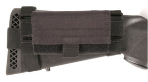 Blackhawk 52BS02BK Buttstock Shell Pouch Black Nylon 5rd Shotgun Ambidextrous