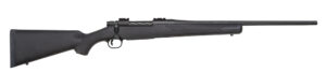 Mossberg 27892 Patriot Full Size 30-06 Springfield 5+1 22" Matte Blued Fluted Barrel, Drilled & Tapped Matte Blued Stainless Steel Receiver, Black Fixed Synthetic Stock, Right Hand