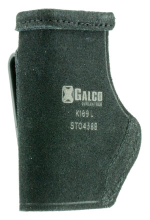 Galco STO436B Stow-N-Go IWB Black Leather Belt Clip Fits Ruger LCP/Diamondback DB Right Hand