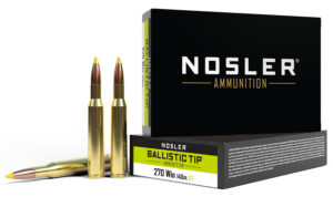 Nosler 40055 Ballistic Tip 270Win 140gr Spitzer Ballistic Tip 20 Per Box/10 Case