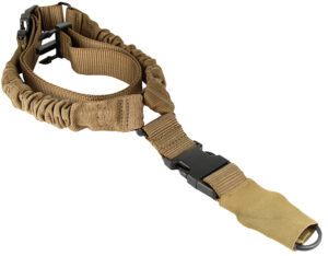Aim Sports AOPS01T One Point Tan Elastic Webbing 26" OAL Bungee Rifle