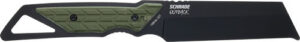 SCHRADE KNIFE OUTBACK CLEAVER - FIXED 3.6" BLACK/GREEN