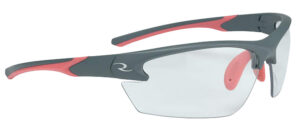 Radians WS6810CS Ladies Range Eyewear Women Clear Lens Gray with Coral Accents Frame
