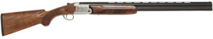 Chiappa Firearms 930379 202AE 20 Gauge Break Open 3" 2 26" Black Chrome Lined Vent Rib Barrel, Nickel-Plated Engraved Aluminum Receiver, Fixed Walnut Stock