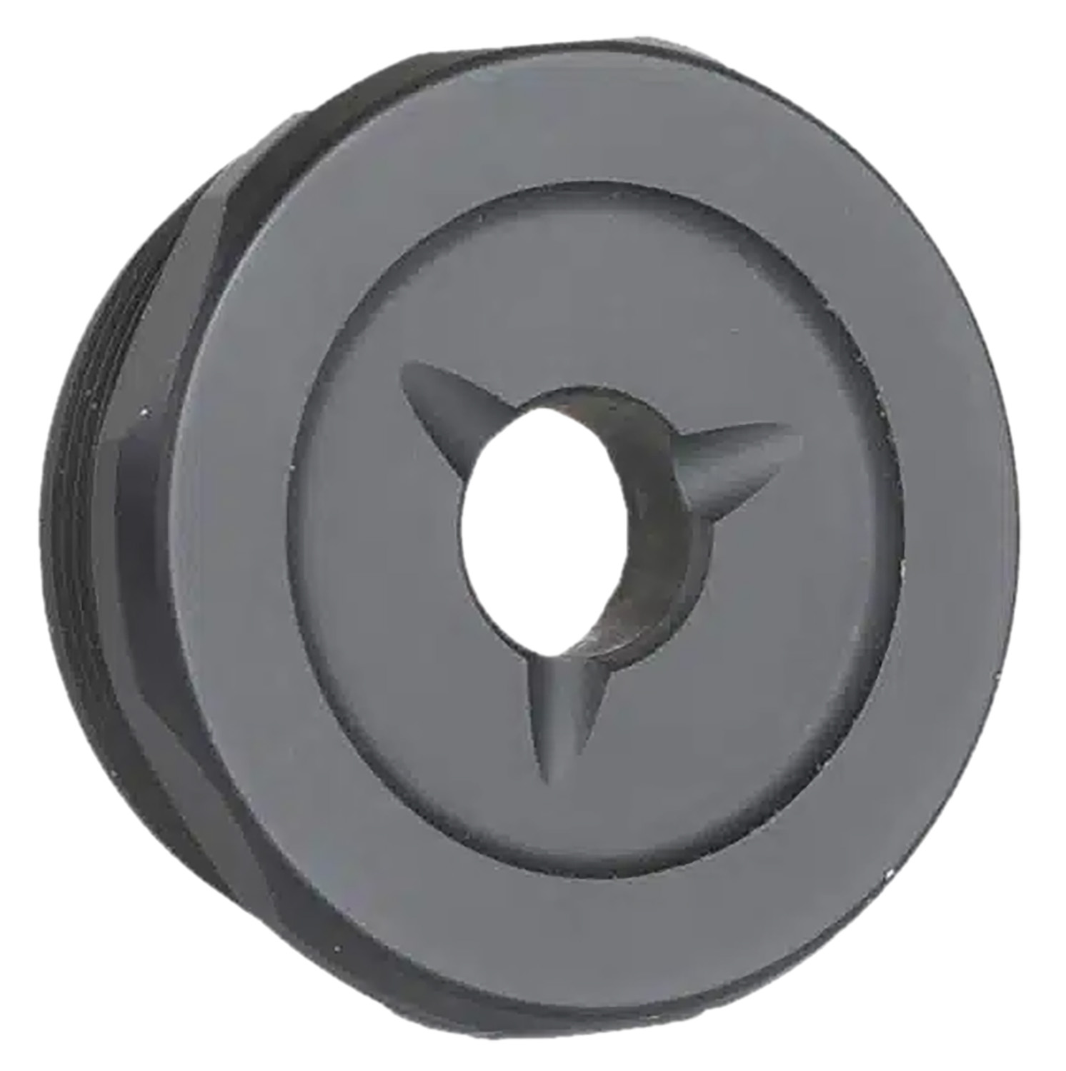 Jk Armament JK155PROEC30 155 Pro Flash Reducer End Cap 30 Cal 1.375"x24 Ti6AL4V Titanium Black