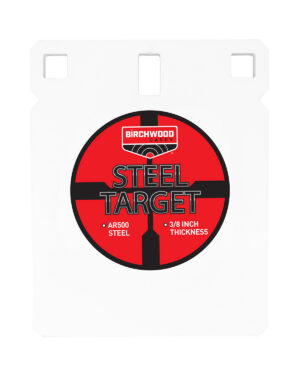 Birchwood Casey BC-SQR8-38 Centerfire Target 3/8" AR500 Steel 8" Square Gong