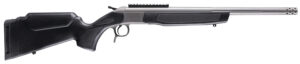 CVA CR4439S Scout Takedown 35 Whelen 1rd 22" Stainless Fluted Threaded Barrel, Stainless Steel Receiver w/Picatinny Rail, Adj Comb & LOP Black Synthetic Stock