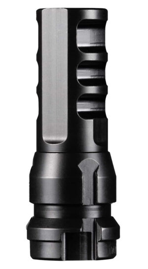 Dead Air DA103 KeyMo Muzzle Brake Black Nitride 4140 HT Alloy Steel 3/4"x24 Threads 338 Cal