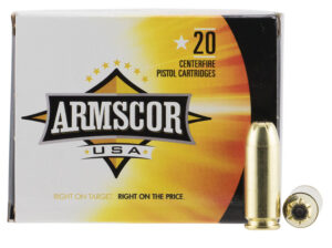 Armscor FAC103N USA 10mmAuto 180gr Jacketed Hollow Point 20 Per Box/25 Case