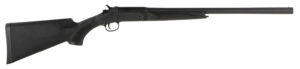 Stevens 22559 301  Compact 20 Gauge Break Open 3" 1rd 22" Matte Black Single Shot Barrel, Matte Black Carbon Steel Receiver, Fixed Matte Black Synthetic Stock, Ambidextrous