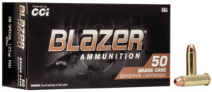 CCI 5204 Blazer Brass Handgun 38Special 125gr Full Metal Jacket 50 Per Box/20 Case