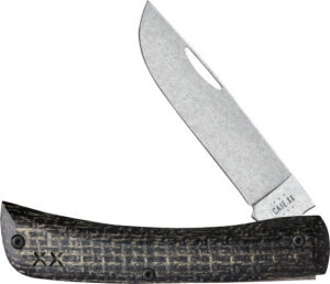 CASE KNIVES CROSSROADS SERIES - BLACK BURLAP LAM SOD BUSTER JR