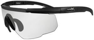 Wiley X Eyewear 303 Saber Advanced Safety Glasses Matte Black/Clear