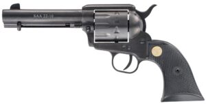 Chiappa Firearms CF340155 SAA 1873  Medium Frame 22 LR 10 Shot, 4.75" Blued Steel Barrel, Blued Steel Frame, Blued Cylinder, Black Plastic Grip, Exposed Hammer