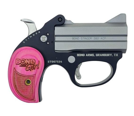BOND ARMS STINGER GIRL 380ACP SS 3" FS