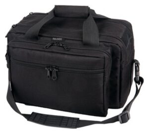 BULLDOG EXTRA LARGE RANGE BAG - BLACK W/ PISTOL RUG