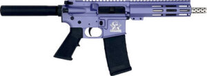 GLFA AR15 PISTOL 223 WYLDE - 7.5" STAINLESS BBL WILD ORCHID