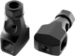 AUDERE HAMMERHEAD MUZZLE BRAKE - .338 CAL 5/8"-24 MATTE BLACK