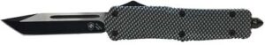 TEMPLAR KNIFE LARGE OTF CARBON - FIBER 3.5" BLACK TANTO