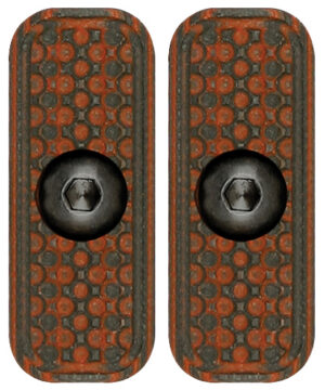 MI LEVER STOCK G10 M-LOK PANEL - RED/BLACK 2-PACK