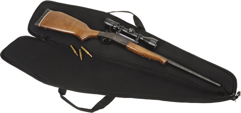 US PEACEKEEPER CASE 38" SCOPED - BLACK DOUBLE ZIPPER