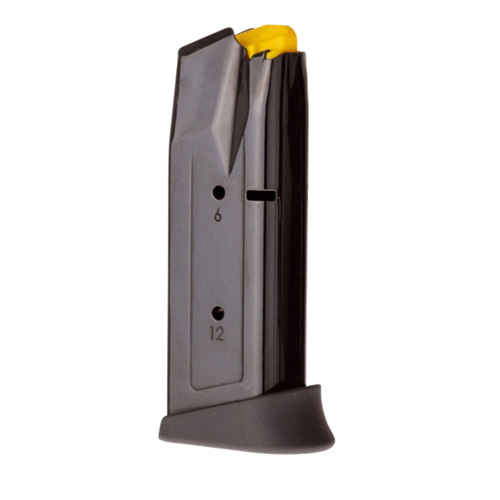 TAURUS G2C 9MM MAGAZINE - BLACK, 12 ROUND, YELLOW FOLLOWER