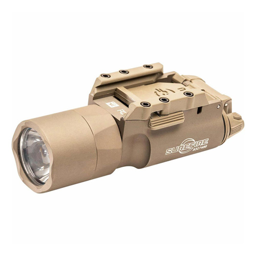 X300T-A TURBO WEAPONLIGHT - TAN, 650 LUMENS, LEVER LATCH RAIL MOUNT