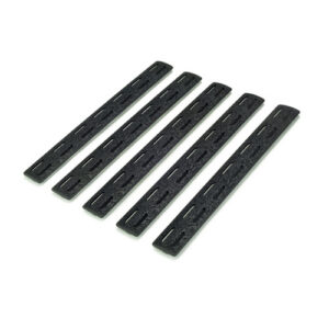 MCMR RAIL PANEL KIT - BLACK, 5.5", 5/PK
