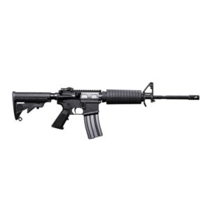 Bushmaster M4 Patrolman's Flat Top Rifle 5.56 NATO 10rd Magazine 16" Barrel Black CA Compliant