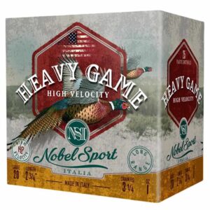 Nobel Sport Heavy Game High Velocity Shotshell  20ga 2-3/4" 1oz 1330 fps #5 25/ct