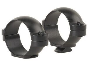 Leupold 2-Piece STD Windage Adjustable Steel Rings 1" Super Low Matte