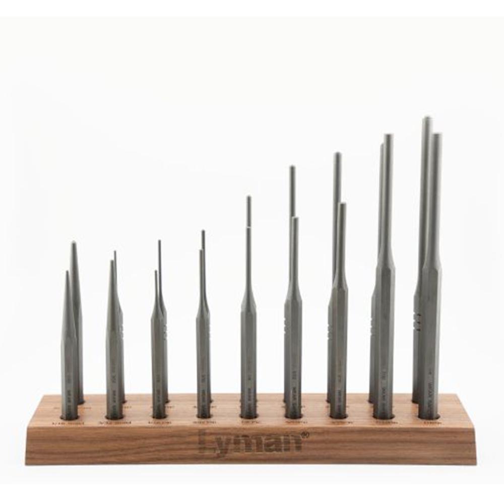 Lyman Armorers 18 Piece Hex Punch Set with Stand