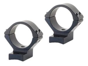 Talley Lightweight Alloy Scope Mounts - Black Anodized - 30mm - Low Weatherby Vanguard
