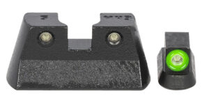 Meprolight USA 477773111 Hyper-Bright Green Tritium Green Outline Front Sight-Green Tritium Black Outline Rear Sight CZ 75/82/83/85