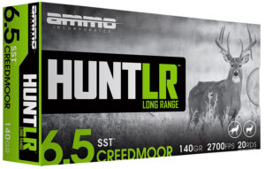 Ammo Inc 65CM140SSTA20 Hunt Long Range 6.5Creedmoor 140gr Super Shock Tip 20 Per Box/10 Case