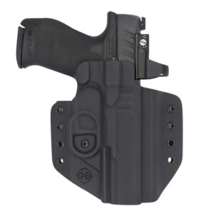 C&G Holsters 1206100 Covert OWB Black Kydex Belt Loop Fits Walther PDP 4.5" Right Hand