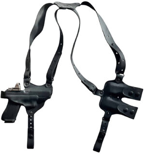 1791 Gunleather NSS2.4SBLHR  Optic Ready Shoulder Horizontal Black Fits Sig P320 Right Hand