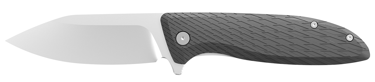 Outdoor Edge BR1C Brutus 3.30" Folding Sheepsfoot Plain 4Cr14MoV Blade Glass-Filled Nylon Handle