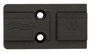 Walther Arms 5136211 Optic Plate Black Steel Fits Walther PDP 2.0