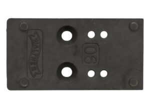 Walther Arms 5136197 Optic Plate  Black Steel Fits Walther PDP 2.0