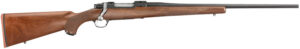 Ruger 37115 Hawkeye  Sports South Exclusive Full Size 257 Roberts 4+1 22" Satin Blued Alloy Steel Barrel, Receiver w/Integral Scope Mount, American Walnut Fixed Stock, Right Hand