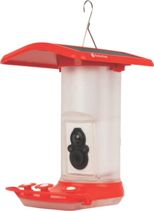 FEATHERSNAP HUMMINGBIRD FEEDER - WI-FI SOLAR POWERED W/ CAMERA