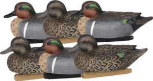ZINK FLOATER DECOYS GREEN WING - TEAL 6 PACK