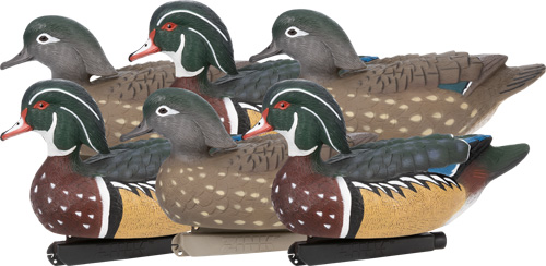 ZINK FLOATER DECOYS WOOD DUCK - 6 PACK