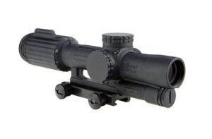 Trijicon VCOG Rifle Scope - 1-6x24mm Red Segmented Circle/Crosshair MOA Reticle w/ Thumb Screw Mt.