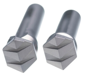 Tyrant CNC TDAR15TPGREY Takedown Pins Enhanced AR-15 Grey Aluminum