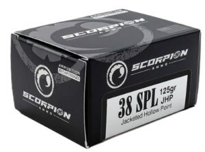 SCORPION 38SPL - 125GR JHP 20RD 10BX/CS