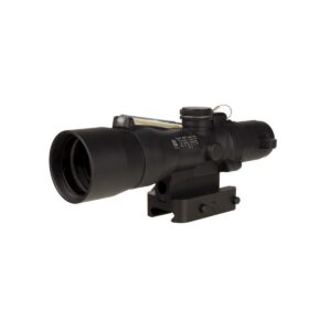 Trijicon Compact ACOG 3x30 Rifle Scope Amber Chevron 7.62x51mm/175gr. Illuminated Black w/ Mount